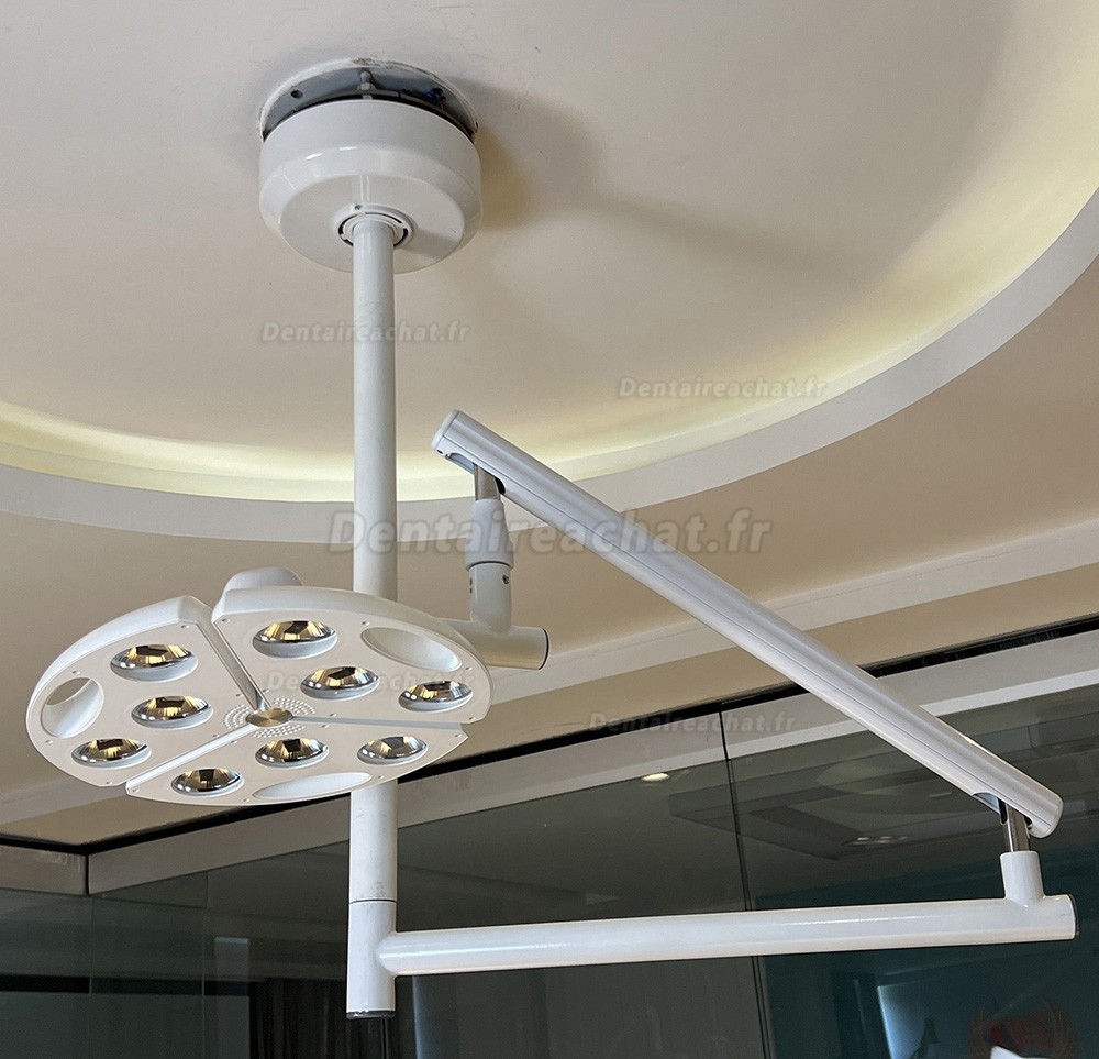 Lampe chirurgicale dentaire LED &agrave; montage plafond KWS KD-2012D-5, 90 W